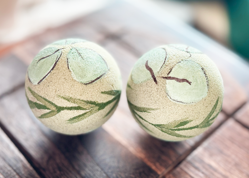 Artisan Bath Bomb - Seascape - Large (Premium) w/ Rosemary & Eucalyptus EO