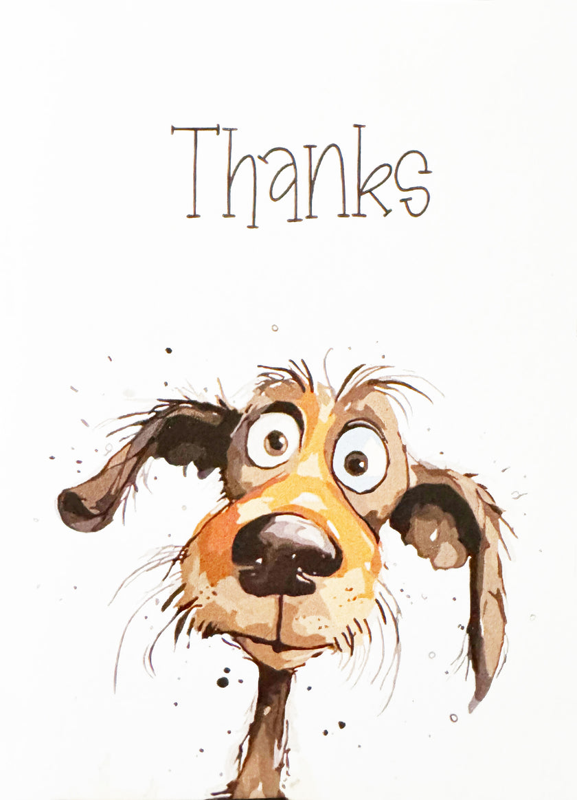 Greeting Card, Dogs - Thank You (Blank)