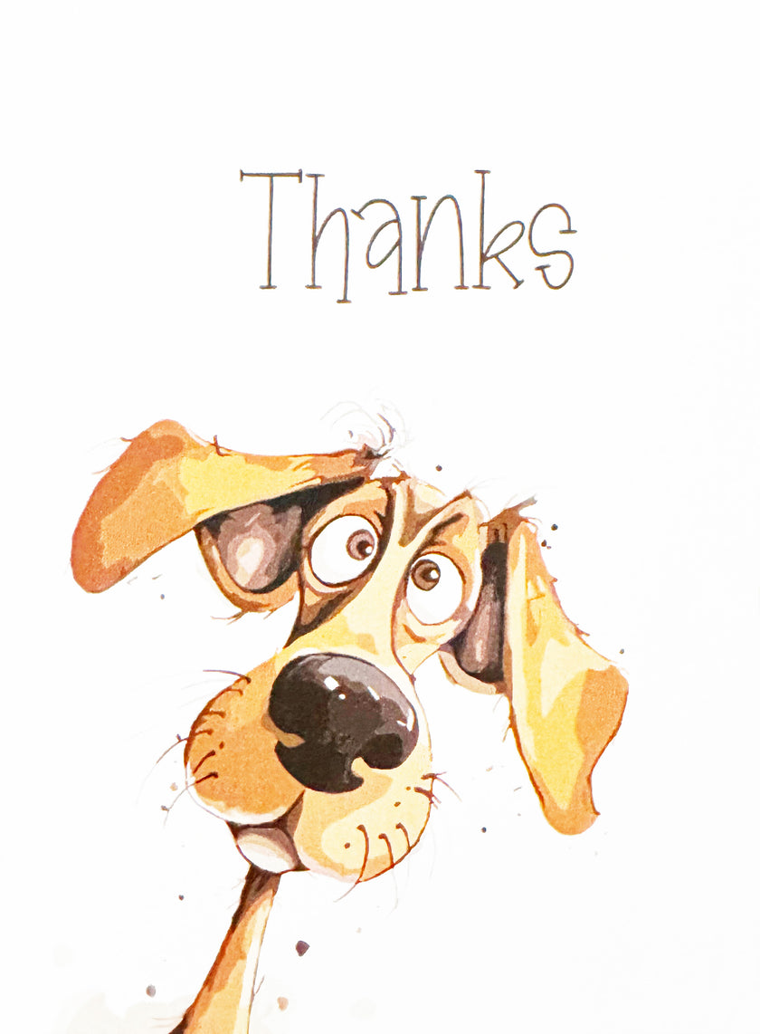 Greeting Card, Dogs - Thank You (Blank)