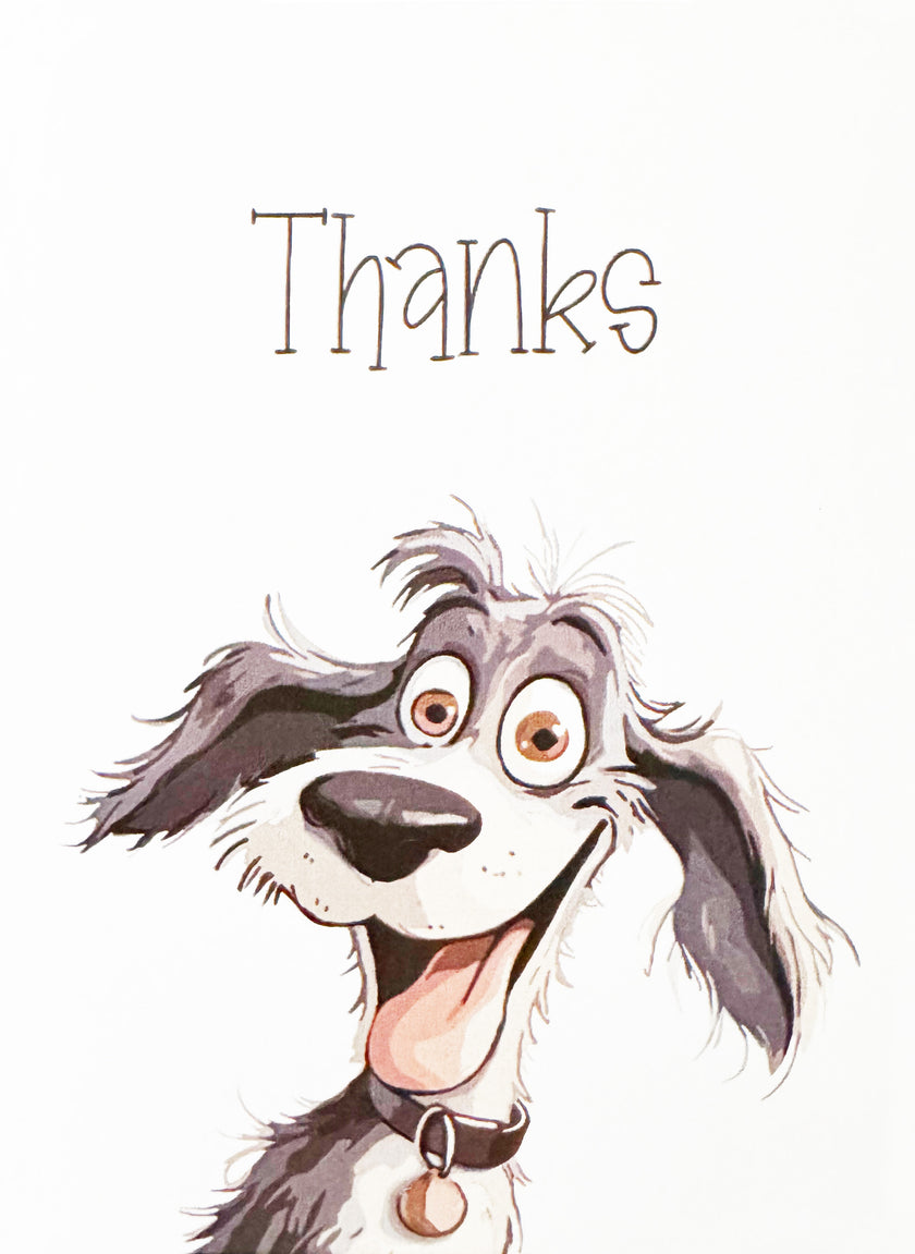 Greeting Card, Dogs - Thank You (Blank)