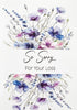 Greeting Card, Sympathy - Thank You (Blank)