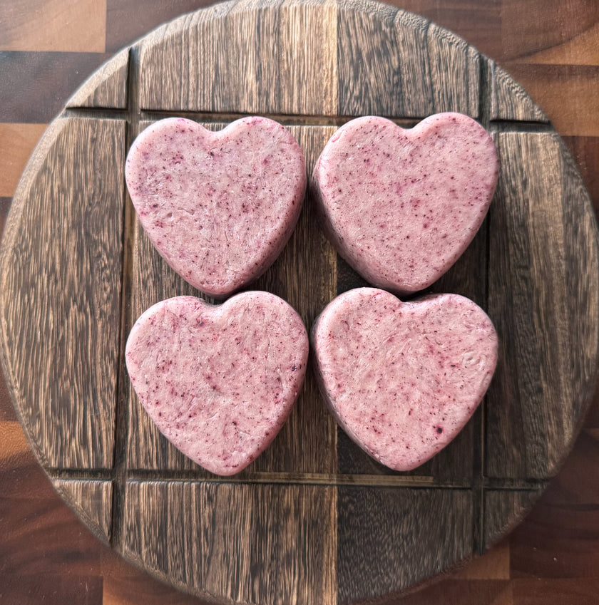 AO - Hibiscus Hair Shampoo Bar - (Hibiscus Scented) / All Hair Types (Luxury)