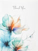 Greeting Card, Dreamy Flowers - Thank You (Blank)