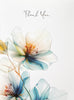 Greeting Card, Dreamy Flowers - Thank You (Blank)