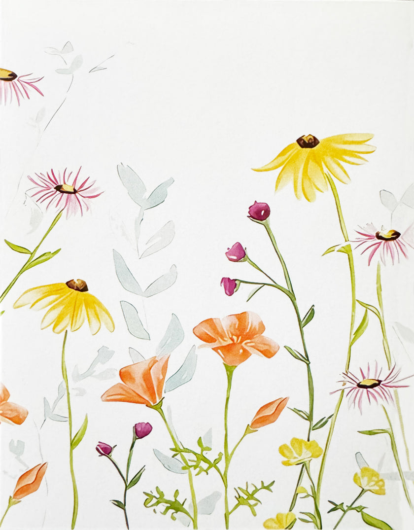 Greeting Card, Wild Flowers - (Blank)