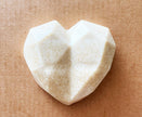 Artisan Soap Bar:  Valentine Oat's Milk - Tropics of Paradise, Scented (Geometric Heart:  Oat)