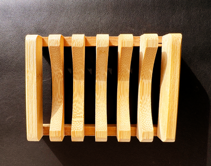 AO Accessory - Single Soap Holder Dish, Bamboo