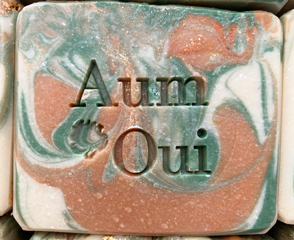 Artisan Soap Bar - Avocado & Papaya (Luxury), w/ Shimmer
