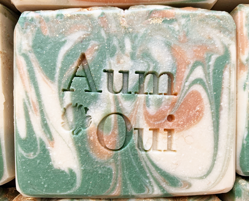 Artisan Soap Bar - Avocado & Papaya (Luxury), w/ Shimmer