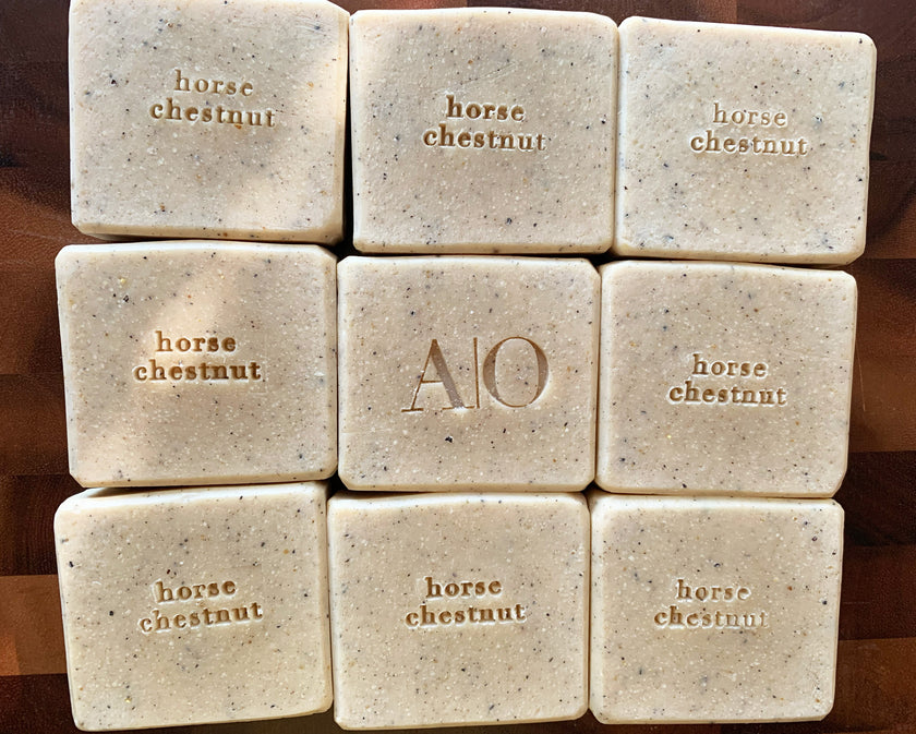 Artisan Soap Bar - Horse Chestnut (Luxury), Exfoliating/Scrubby