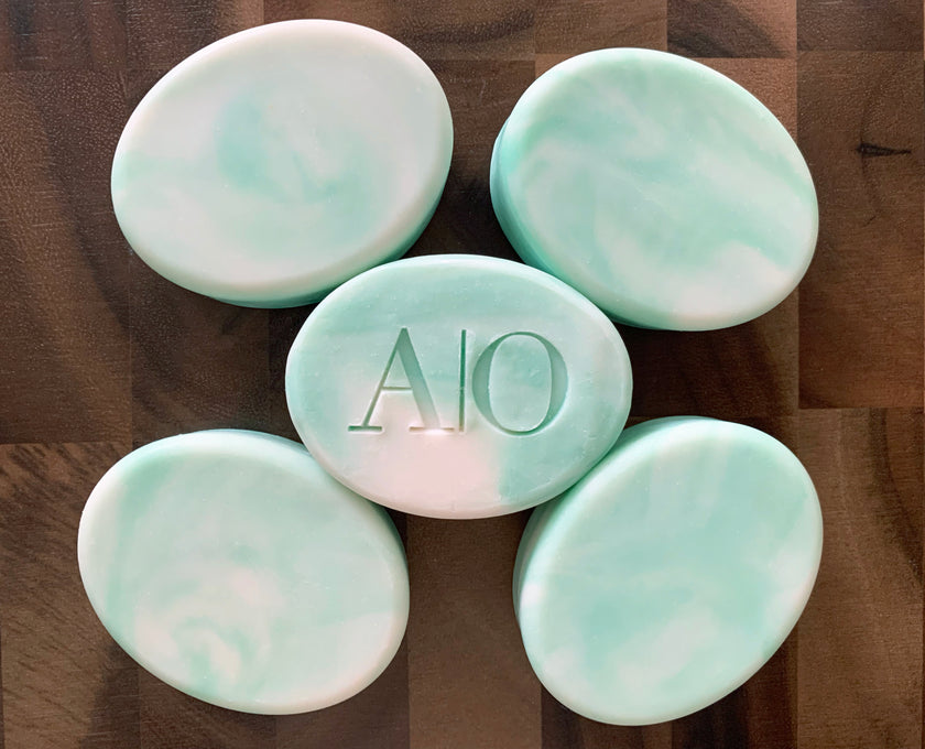 Artisan Soap Bar - Ocean Bergamot (Basique), Oval